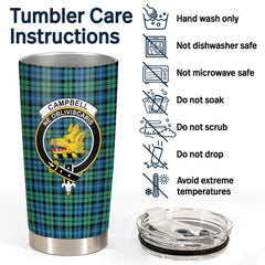 Campbell Ancient 01 Tartan Crest Tumbler