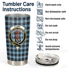 Clark Ancient Tartan Crest Tumbler