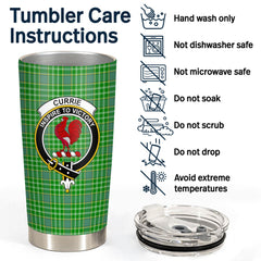 Currie Tartan Crest Tumbler