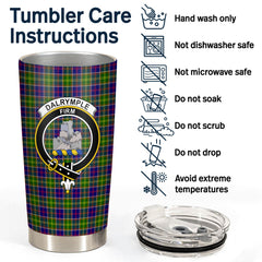 Dalrymple Tartan Crest Tumbler