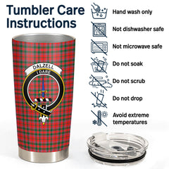 Dalziel Modern Tartan Crest Tumbler