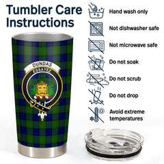 Dundas Modern Tartan Crest Tumbler