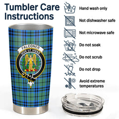 Falconer Tartan Crest Tumbler