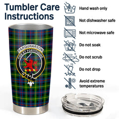 Farquharson Modern Tartan Crest Tumbler