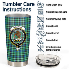 Graham of Montrose Ancient Tartan Crest Tumbler