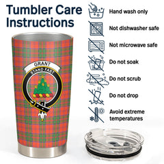 Grant Ancient Tartan Crest Tumbler