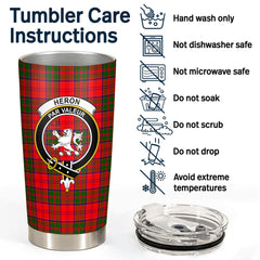 Heron Tartan Crest Tumbler