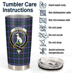 Hunter Modern Tartan Crest Tumbler