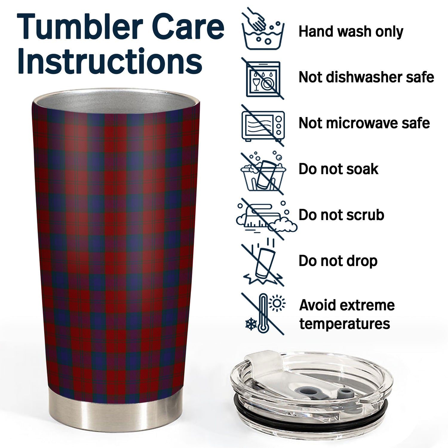 Lawless Tartan Tumbler