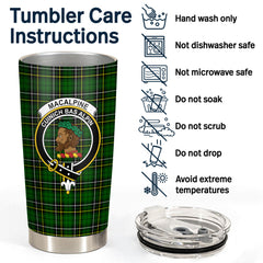 MacAlpine Modern Tartan Crest Tumbler