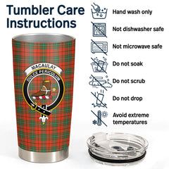 MacAulay Ancient Tartan Crest Tumbler