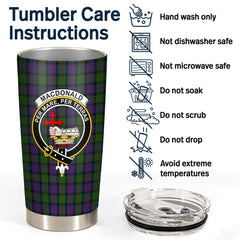 MacDonald Tartan Crest Tumbler