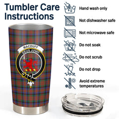 MacDuff Hunting Modern Tartan Crest Tumbler