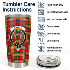 MacGill Modern Tartan Crest Tumbler