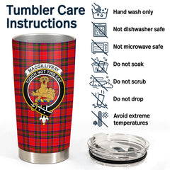 MacGillivray Modern Tartan Crest Tumbler