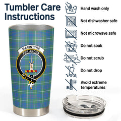 MacIntyre Hunting Ancient Tartan Crest Tumbler