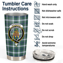 MacKenzie Dress Ancient Tartan Crest Tumbler