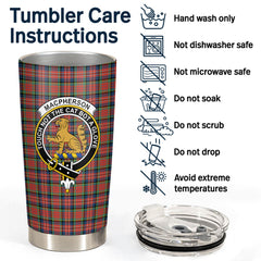 MacPherson Ancient Tartan Crest Tumbler