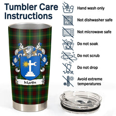 Martin Tartan Crest Tumbler