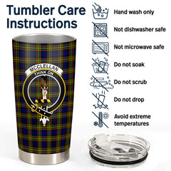 McClellan Modern Tartan Crest Tumbler