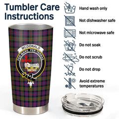 McDonald Modern Tartan Crest Tumbler