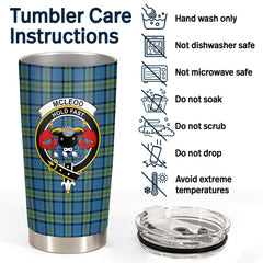 McLeod of Harris Ancient Tartan Crest Tumbler