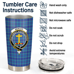 Mercer Modern Tartan Crest Tumbler