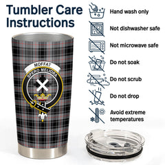 Moffat Modern Tartan Crest Tumbler