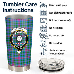 Pitcairn Hunting Tartan Crest Tumbler