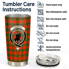 Turnbull Dress Tartan Crest Tumbler