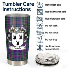 Veitch Hunting Tartan Crest Tumbler