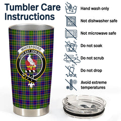 Whitefoord Tartan Crest Tumbler