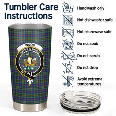 Wood Tartan Crest Tumbler