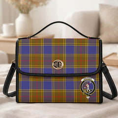 Balfour Modern Tartan Crest Satchel Bag