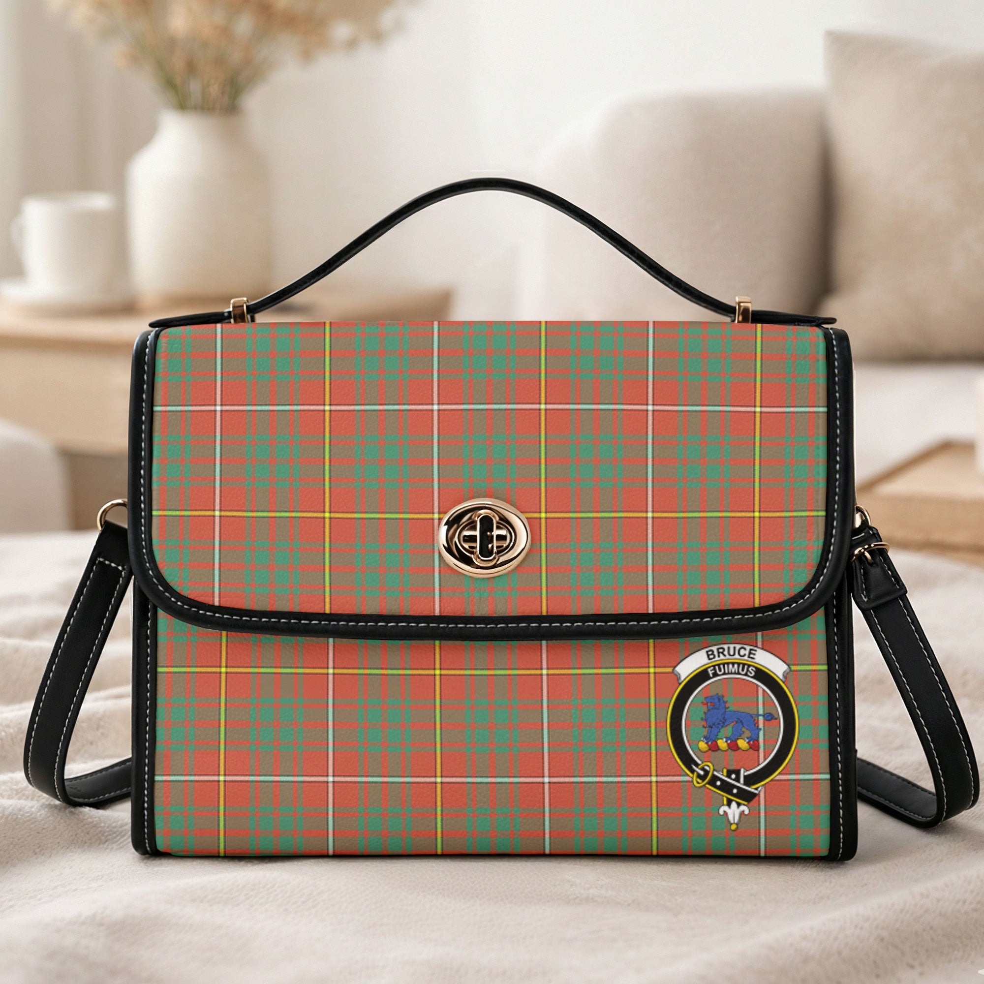 Bruce Ancient Tartan Crest Satchel Bag