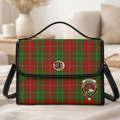 Burnett Tartan Crest Satchel Bag