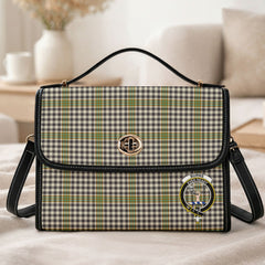 Burns Check Tartan Crest Satchel Bag
