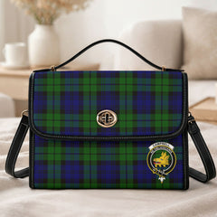 Campbell Modern Tartan Crest Satchel Bag