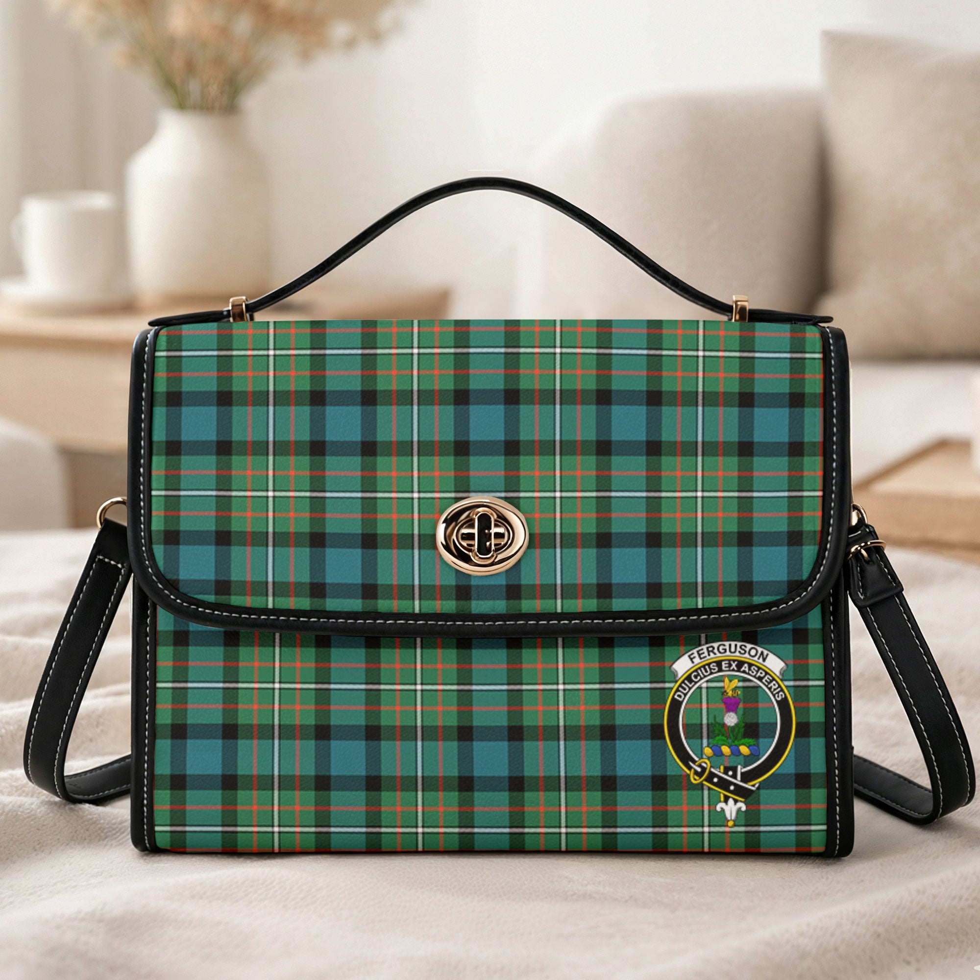 Ferguson Ancient Tartan Crest Satchel Bag