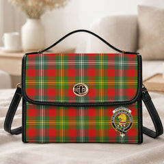 Forrester Tartan Crest Satchel Bag