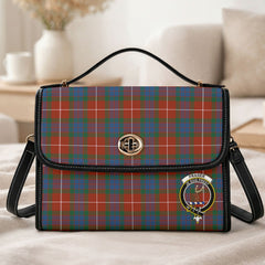 Fraser (of Lovat) Ancient Tartan Crest Satchel Bag