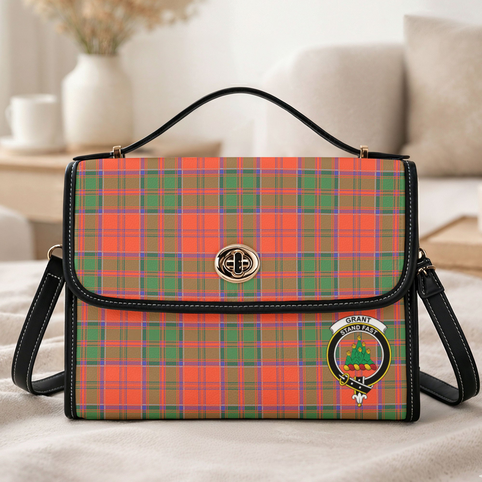 Grant Ancient Tartan Crest Satchel Bag
