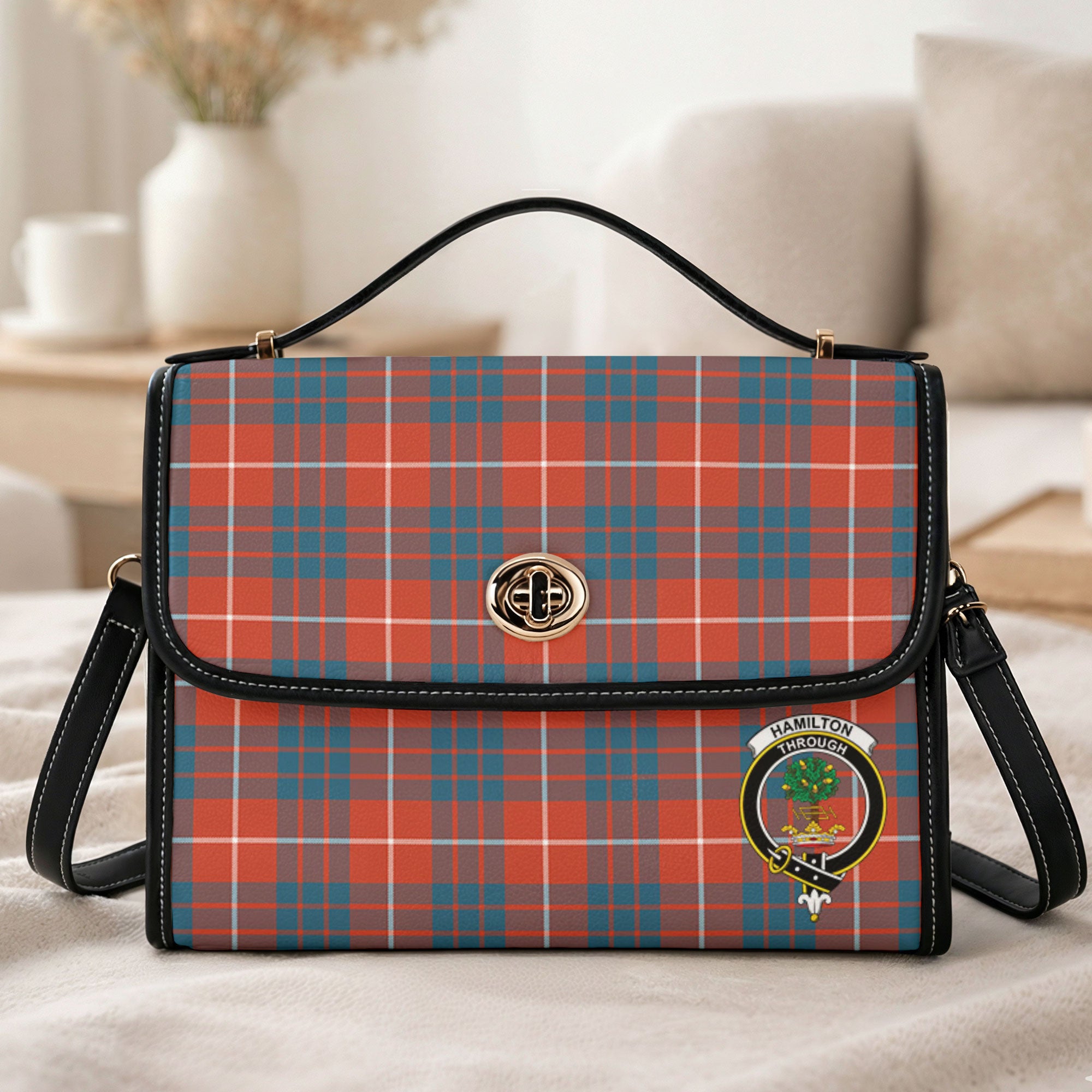 Hamilton Ancient Tartan Crest Satchel Bag