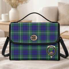 Hamilton Hunting Modern Tartan Crest Satchel Bag