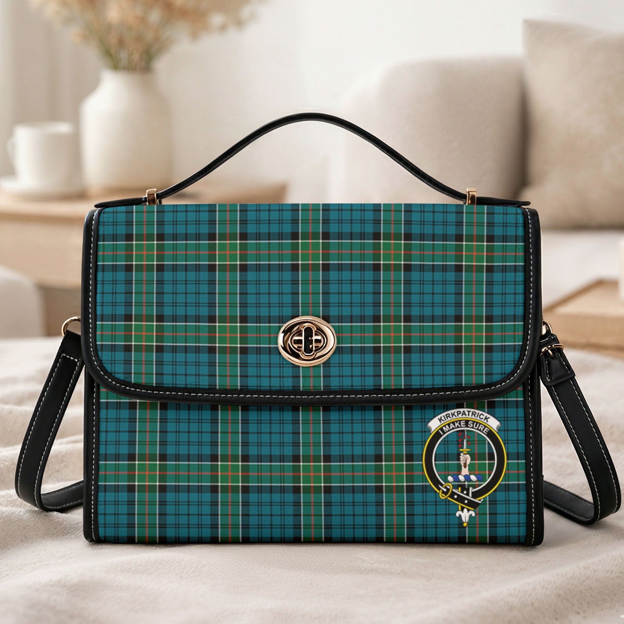 Kirkpatrick Ancient Tartan Crest Satchel Bag