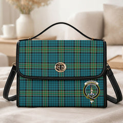 Kirkpatrick Ancient Tartan Crest Satchel Bag