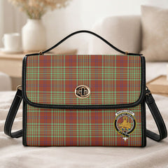 MacGillivray Hunting Ancient Tartan Crest Satchel Bag