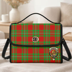 MacGregor Modern Tartan Crest Satchel Bag
