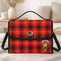 MacIver Modern Tartan Crest Satchel Bag
