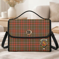 MacKintosh Hunting Weathered Tartan Crest Satchel Bag